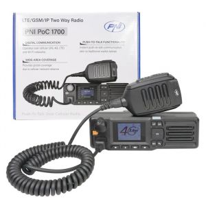 Station radio PNI PoC 1700, GSM 4G LTE, Wi-Fi 2,4 GHz, syst&egrave;me d'exploitation Android, &eacute;cran couleur 1,77 pouce, 12 V, IP54 - Neuf