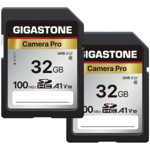 KALANKA-Carte Mémoire SDHC 32 Go, Caméra Pro Série, Lot de 2 Cartes, Vitesse allant jusqu'à 100 Mo/s. Compatible avec Caméra Canon Nikon Sony Caméscope, A1 U1 V10 UHS-I Classe 10 pour Full HD Vidéo - Neuf