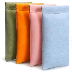 Étui À Lunettes 4 Pack,Étui À Lunettes Pour Femmes Hommes,Pu Soft Lunettes De Soleil Étui Portable Zekai - Neuf