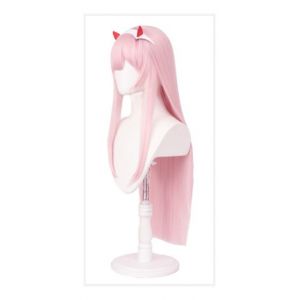 Perruque De Cosplay Pour Darling In The Franxx, Serre-Tête En Corne - Neuf