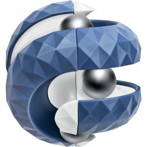 Bleu - Rotation de Marbre Cube Orbite de la Balle Labyrinthe Fidget Main Spinner Sensorielle des Jouets de l'Anxiété et de Soulagement du Stress, du bout des doigts Gyro Jouet Éducatif - Neuf