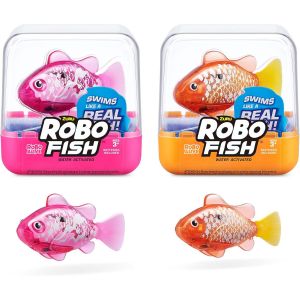 Kal-Robo Fish Series 3 Poisson Nageur Robotique (Rose Et Orange) - Neuf