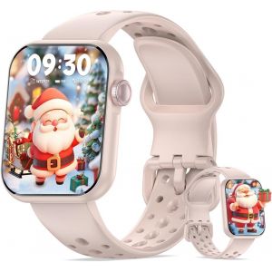 Frauen Smartwatch,1,83 Zoll,Unterst&uuml;tzung Make/Answer/Reject Anrufe,Mit Herzfrequenz Spo2 Schlaf Monitor,100 + Sport-Modi,Activity Tracking Watch F&uuml;r Ios Und Android - Neuf