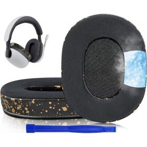 KAL-Mousse Coussin Coussinets Pour Sony Inzone H7 (Wh-G700) / H9 (Wh-G900N) De Jeu Sans Fil Le Casque, Avec Mousse D`Isolation Phonique En Tissu De Soie Glacée - Neuf