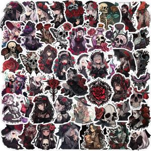 Lot De 50 Autocollants Gothiques « La Rose Des Vents » Pour Ordinateur Portable, Voiture, Moto, Vélo, Casque, Skateboard, Guitare, Bouteille D'eau, Décoration Tendance - Neuf