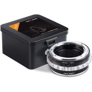 G AF-S F AIS AI to Sony E-Mount NEX Lens Adapter for Sony Alpha A7, A6000, A6300, A6500, A5000, A5100, NEX 7, NEX 5, NEX 5N, NEX 6, NEX 3N - Neuf