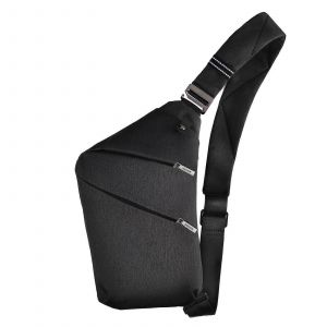 Sac &Agrave; Bandouli&egrave;re Unisexe Anti Vol Sac De Voyage Pour Les Sports De Plein Air Tous Les Jours De Marche Cyclisme Mod&egrave;le 1.0 S Noir - Neuf