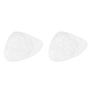 Lot de 2 recharges de chiffons en microfibre pour balai vapeur - Neuf