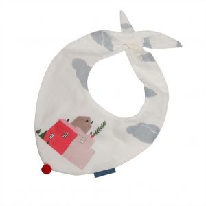 Bavoir Triangulaire Confortable En Coton Pour Nouveau-Ne, Cadeau D'anniversaire Pour Petites Filles Et Garcons - Neuf