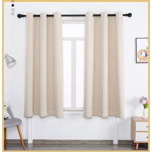 Rideaux Occultants, Lot De 2, 86 X 114 Cm, Blanc - Neuf