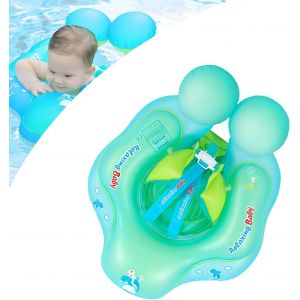 Cap-Bouee Bebe Avec Siège De Sécurité 3 À 24 Mois,Bouée Nourrisson Gonflable Flotteur De Piscine Pour Bébé,Bouée Bébé Piscine, Anneau Flotteur Piscine Bebe Accessoires Pour Enfant 2 À 6 Ans - Neuf