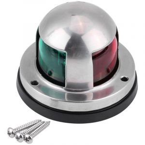 Feu De Navigation Marin À Led Bicolore Rouge Et Vert 12 V Feu De Signalisation Marine, Idéal Pour Les Pontons, Les Skeeters, Les Jet Skis Et Les Canots Pneumatiques - Neuf