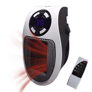 Hjlian Mini Radiateur D'appoint Electrique, Petit Radiateur D'appoint Portable, Radiateur De Bureau, Ventilateur Pour Chambre A Coucher, Bureau, Usage Interieur - Neuf