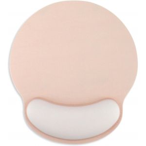 Tapis De Souris Ergonomique Avec Coussin En Gel - Rose Clair - Avec Repose-Poignet - Neuf