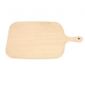 Hjlian Petite Planche A Fromage En Hetre Robuste Avec Trou De Suspension, Planche A Decouper Simple Et Polyvalente En Bois Pour Cuisine, Fete, Cafe, Bar, Xl (39,1 X 23,1 X 1,5 Cm) - Neuf