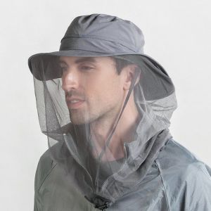 1 Pièce Abeille Noire De Chasse De La Pac Avec Construit-Dans Moustiquaire Et Protection Du Visage - Neuf