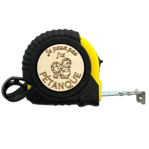 Letnerny-M&egrave;tre Ruban Pour Homme Cadeau P&eacute;tanque - Cadeau Parrain Id&eacute;e Cadeau Homme - Cadeau Papa Accessoire Homme - M&egrave;tre Pliant Cadeau Gadget - Cadeau Papi Homme Anniversaire No&euml;l - Neuf