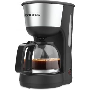 Cafetière À Filtre Verona 12 | 1000W | 12 Tasses | Pure Coffee Technology | Filtre Réutilisable Et Amovible | Carafe En Verre | Finitions Inox | Plaque Chauffante | Auto-Off - Neuf