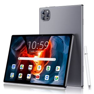 Tablette Tactile 10.1" IPS 2,5D 1280*800 Carte SIM Android 13 Pad 6+64 Go GPS 5+13MP 5G Wi-Fi 6 6000mAh Gris - Neuf