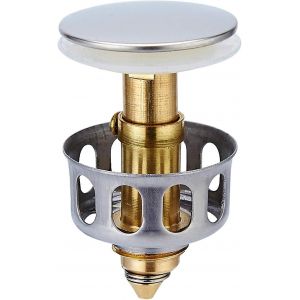 Cr&eacute;pine d'&eacute;vier universelle de 35 mm avec panier extractible et syst&egrave;me anti-obstruction - Neuf