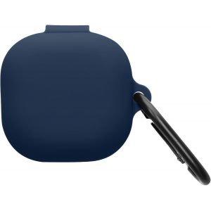 Housse pour &eacute;couteurs Compatible avec Samsung Galaxy Buds FE - Coque de Protection en Silicone - Bleu fonc&eacute; - Neuf