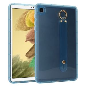 Housse hybride en PC et TPU souple pour Samsung Galaxy Tab A7 Lite avec support de poignet, Transparent - Neuf