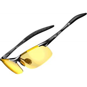 Hommes Polarisées Sport Lunettes De Soleil Al-Mg Cadre Métallique - Neuf