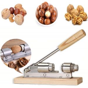 1 Pièce Casse-Noix Manuel, Casse-Noix De Cuisine, Casse-Noix En Bois, Casse-Noix Pour Noisettes, Amandes, Noix Du Brésil Ou Autres Noix. - Neuf