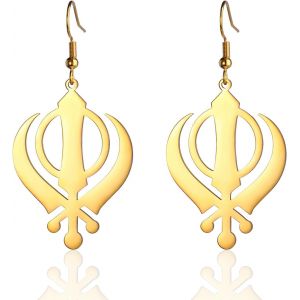Kal-Collier Sikhisme Sikh Khanda En Acier Inoxydable Avec Pendentif En Forme D'épée Pour Homme Et Femme - Neuf