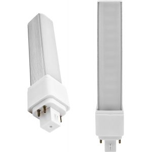 G24Q Ampoule 4 Broches Retrofit Gx24Q Led Pl-C Remplacement De La Lampe Encastrée Conventionnel 18W 4P 1400 Lm 314° Rotateg24Q Ampoule De Salle De Bain Verte 6000K 2 Pack Bypass Ba[AMP743124] - Neuf
