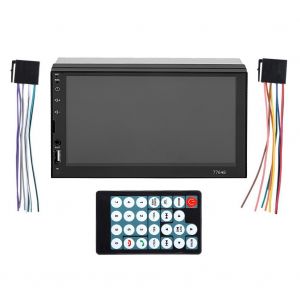 Autoradio Bluetooth avec ecran 7 pouces 2 DIN, lecteur MP5 HD avec telecommande sans fil, radio FM - Neuf