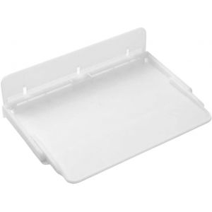 &Eacute;tag&egrave;re De Chevet De Chevet Pliant Pour Lit Superpos&eacute; Sup&eacute;rieur Plateau De Table De Chevet En Plastique Plateau De Chevet Adh&eacute;sif Organisateur De C&ocirc;t&eacute; De Lit Pour Chambre Blanc 30x21x7cm - Neuf