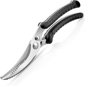 Ciseaux De Cuisine Robustes Et Tranchants En Acier Inoxydable Pour Volaille. Ciseaux Multifonctionnels Professionnels En M&eacute;tal Pour Viande, Herbes, Aliments, Poisson Et Os. - Neuf