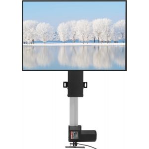 VornixorSarlshop-Support TV Motoris&eacute; 220V Support TV Telescopique Mur TV Support Mural Automatique T&eacute;l&eacute;viseurs 8-32 Pouces Support Plafond Motoris&eacute; T&eacute;l&eacute;commande Utilisation &agrave; Domicile - Neuf