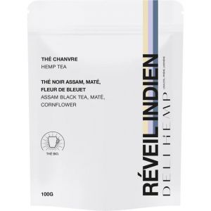 Delihemp R&eacute;veil Indien Th&eacute; noir Chanvre Bio 100g - Neuf