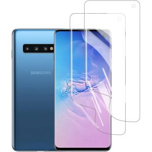 SJZG-2 Pi&egrave;ces Film De Protection D'&Eacute;cran Hydrogel Pour Samsung Galaxy S10 4G, Transparent Souple Protections D'&Eacute;cran [Non Verre Tremp&eacute;] [Haute Sensibilit&eacute;] [Clear Hd] - Neuf