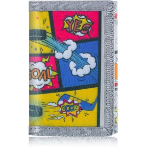 Portefeuilles Cool Pour Adolescents Garçons Et Filles Avec Fermeture Éclair Poche Pour Pièces De Monnaie, Fente Pour Cartes, Toile Rfid À Trois Volets, Autocollant Magique Pour L'Extérieur De - Neuf