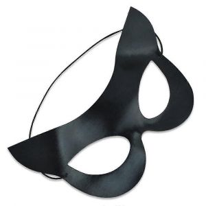 2pcs Chat Masque Demi Visage Masque Catwoman Masque Costumes De Fête Noir Tw - Neuf