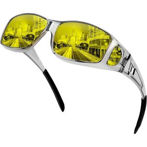 Fdjhy-Surlunettes De Soleil Polarisées Pour Homme Et Femme, Lunettes De Soleil Uv400 Pour Cyclisme Tennis Vélo Moto - Neuf