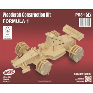 Maquette En Bois - Voiture Formule 1 - Quay-Quay - Neuf