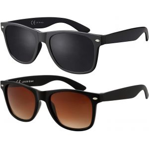 Lunettes De Soleil Uv400 Cat3 Homme Femme Vintage - Neuf