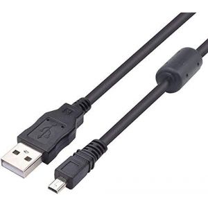 UC E6 Cybershot Cable USB Remplacement de données de synchronisation 8 Broches Compatible pour Nikon D5300 D3200 Coolpix Compatible pour Sony Appareil Photo numérique(1,5 m) - Neuf