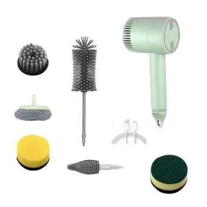 6brosse De Nettoyage Rotative Lectrique Brosse De Nettoyage Lectrique Sans Fil Multifonctionnelle - Neuf