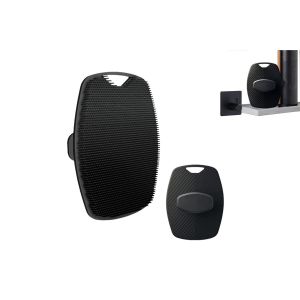 Brosse Corporelle En Silicone Avec Poign&eacute;e Et Crochet Pour La Douche Et Le Nettoyage Du Visage - Neuf