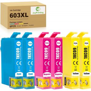 603 Encre Multipack pour Epson 603 XL 603XL Cartouche d'encre pour Expression Home XP-3100 XP-3150 XP-3105 XP-2100 XP-2105 XP-2150 XP-4150 Workforce WF-2830DWF WF-2835DWF WF-2810DWF - Neuf