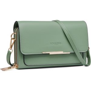 KALANKA-Sac Téléphone Portable Femme - Petit Sac Bandoulière Femme - Sac à Bandoulière Femme en Cuir PU - Sac À Bandoulière Petit avec Réglables Bandoulière - Neuf