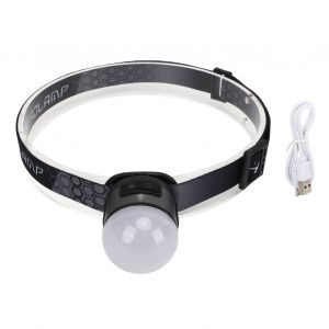 Lampe Frontale Xpg Cob Multifonctionnelle Et Puissante, Rechargeable Et Etanche Ipx4, Avec Crochet Magnetique Pour L'exterieur - Neuf