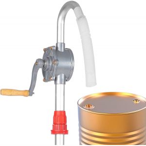 Pompe &agrave; manivelle pour f&ucirc;t diesel, pompe &agrave; huile pompe &agrave; main pompe &agrave; diesel pompe &agrave; eau avec poign&eacute;e antid&eacute;rapante pour transvaser des liquides huile lubrifiante &agrave; essence 29 l/min - Neuf