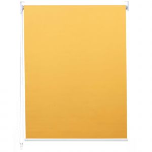 Store &Agrave; Enrouleur Pour Fen&ecirc;tres, Hwc-D52, Avec Cha&icirc;ne, Avec Per&ccedil;age, Isolation, Opaque, 80 X 230Jaune - Neuf