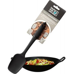 Kal-Spatule Cuillère En Silicone Noir 27 Cm - Neuf